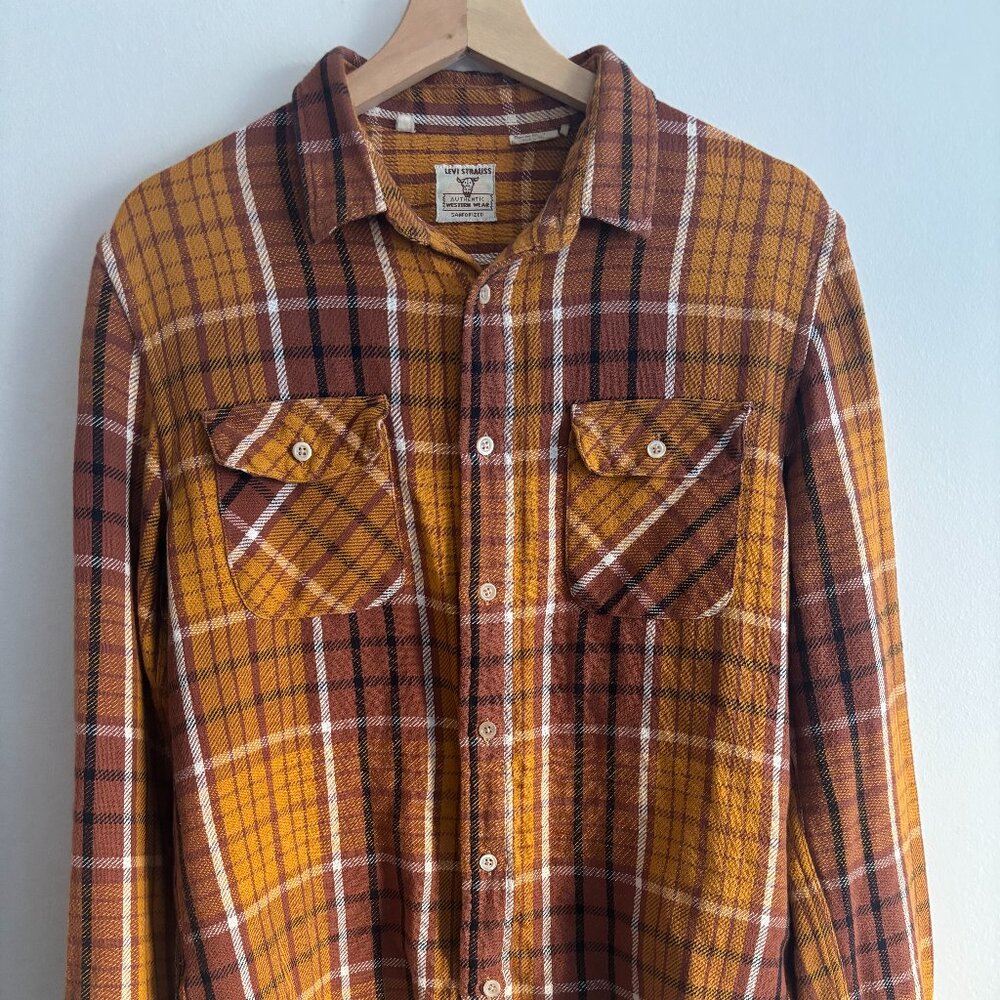 Levi’s Vintage Clothing LVC Plaid Check Flannel Shirt - Small